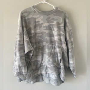 Express soft camo sweatshirt